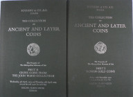 Catalogue de vente, Catalogue of the collection of ancient and later coins, Part I roman gold coins, part II greek coins from the John Ward collection...