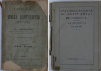 Lot de 2 catalogues anciens de Musées