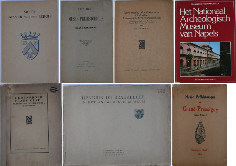 Lot de 7 ouvrages sur des collections et objets en Musées
1- Catalogue du Musée...