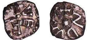Mérovingien - Denier Poitier, monétaire Audolenus