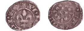 France - Philippe VI (1328-1350) - Double Parisis - 3ème type - 3ème émission (26 juin 1342)
