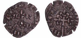 France - Philippe VI (1328-1350) - Double tournois - 1er type - 2ème émission (31 octobre 1338)