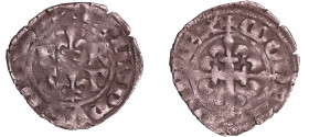 France - Philippe VI (1328-1350) - Double tournois - 1er type - 2ème émission (31 octobre 1338)