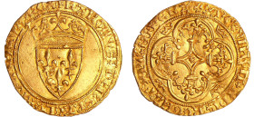 France - Charles VI (1380-1422) - Ecu d'or à la couronne - 1ère émission