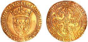 France - Charles VI (1380-1422) - Ecu d'or à la couronne - 1ère émission