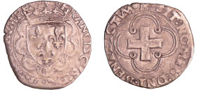 France - François 1er (1515-1547) - Douzain à la croisette - 1er type - Marseille