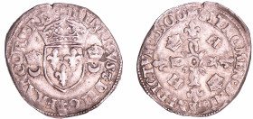 France - Henri II (1547-1559) - Douzain aux croissants - 1550 (Montélimar)