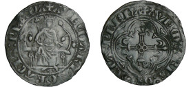France - Moyen-âge, jeton de compte au type de la chaise d'or de Philippe IV