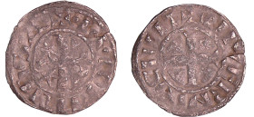 France - Nivernais - Comté de Nevers - Mahaut II - Denier