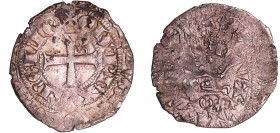 France - Aquitaine - Edouard III - Blanc au léopard - 2ème type (Bordeaux)