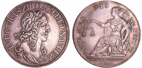 France - Louis XIII (1610-1643) - Ecu de 60 sols à la monnaie assise 1641 Pièce d'hommage
