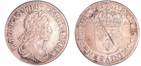 France - Louis XIII (1610-1643) - ¼ d'écu du 2ème poinçon de Warin - 1642 A (Paris)