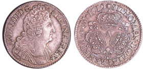 France - Louis XIV (1643-1715) - ½ écu aux 3 couronnes - 1712 A (Paris)