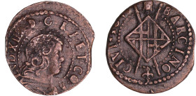 France - Louis XIV (1643-1715) - Barcelone - Sizain - 164(9)