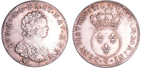 France - Louis XV (1715-1774) - ¼ d'écu vertugadin - 1716 Q (Perpignan)