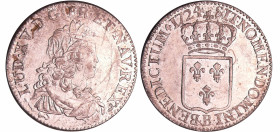 France - Louis XV (1715-1774) - Ecu de France - 1724 B (Rouen) flan neuf