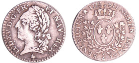 France - Louis XV (1715-1774) - 1/20 d'écu à la vieille tête - 1773 A (Paris)