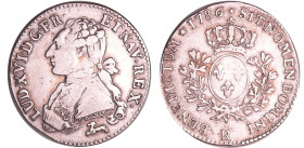 France - Louis XVI (1774-1792) - 1/5 d'écu aux branches d’olivier - 1786 R (Orléans)