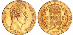 France - Charles X (1824-1830) - 20 francs 1826 A (Paris)