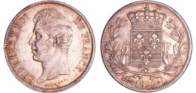 France - Charles X (1824-1830) - 5 francs 2ème type 1829 L (Bayonne)