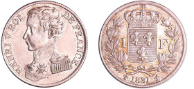 France - Henri V Comte de Chambord (1820-1883) - 1 franc 1831