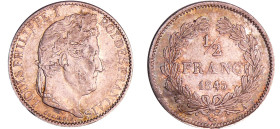 France - Louis-Philippe Ier (1830-1848) - 1/2 franc 1845 A (Paris)