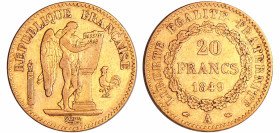 France - Deuxième république (1848-1852) - 20 francs Génie 1849 A (Paris)