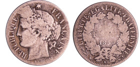 France - Deuxième république (1848-1852) - 1 franc Cérès 1850 K (Bordeaux)