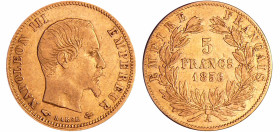 France - Napoléon III (1852-1870) - 5 francs grand module 1856 A (Paris)