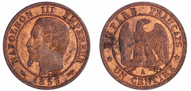 France - Napoléon III (1852-1870) - 1 centime tête nue 1853 A (Paris)