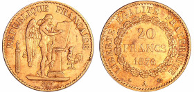 France - Troisième république (1871-1940) - 20 francs Génie 1876 A (Paris)