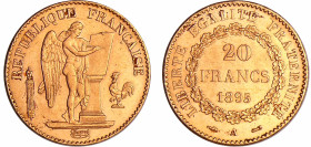 France - Troisième république (1871-1940) - 20 francs Génie 1895 A (Paris)
