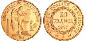 France - Troisième république (1871-1940) - 20 francs Génie 1897 A (Paris)