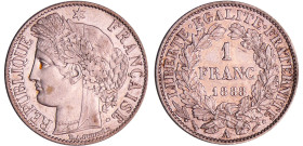 France - Troisième république (1871-1940) - 1 franc Cérès 1888 A (Paris)