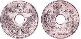 France - Etat Français (1940-1944) - 20 centimes fer - 1944
