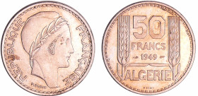 Algérie - 50 francs 1949 essai piéfort