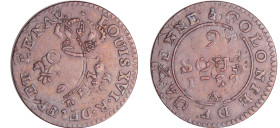France - Louis XVI (1774-1793) - Guyane - 2 sous de Cayenne 1789