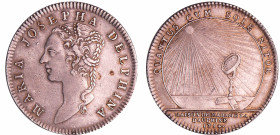 France - Jeton en argent - Dauphiné, Marie-Josèphe de Saxe, dauphine, 1754