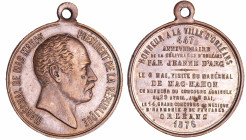 France - Maréchal Mac Mahon - Médaille d'honneur de la ville d'Orléans 1876