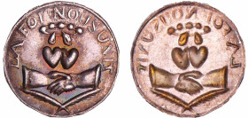 France - Jeton à épouser en argent - Bractéate