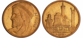 Médaille Exposition Coloniale Internationale - Afrique, 1931, Desvignes