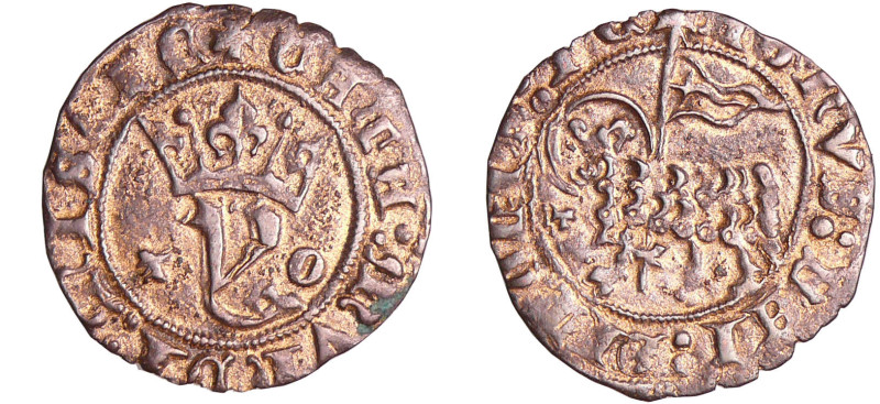 Espagne - Royaume de Castille - Juan I (1379-1390) - Blanca del Agnus Dei (Toled...
