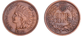 Etats-Unis - Indian head One cent 1867