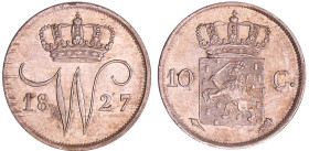 Pays-Bas - Willem I (1815-1840) - 10 Cent 1827 (Utrecht)