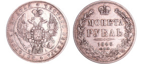 Russie - Nicholas I (1826-1855) - Rouble 1846 СПБ-ПА (Saint Pétersbourg)