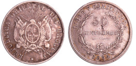 Uruguay - 50 centesimos 1894