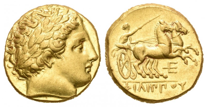 Imperio Macedonio. Filipo II. Estátera. 359-336 a.C. Amphipolis. (Müller-59). (L...