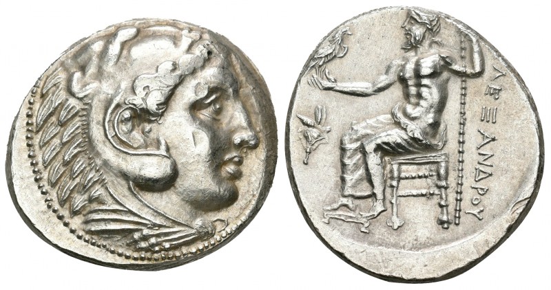 Imperio Macedonio. Alejandro III Magno. Tetradracma. 323-317 a.C. Pella. (Price-...