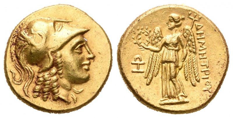 Imperio Macedonio. Demetrios I Poliorketes. Estátera. 294-293 a.C. Pella. (Newel...