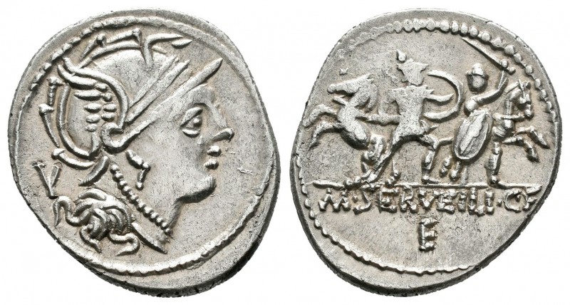 Servilia. Denario. 100 a.C. Norte de Italia. (Ffc-1117). (Craw-327/1). (Cal-1276...